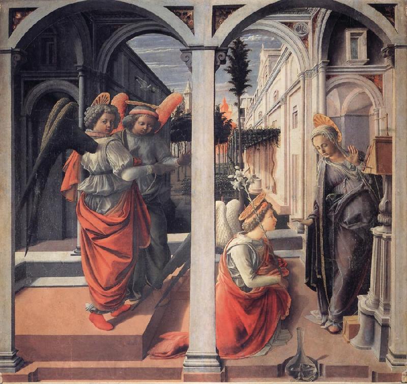 Fra Filippo Lippi The Annunciation